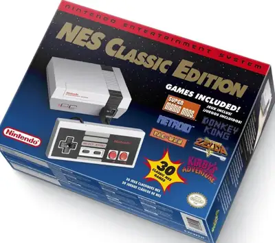 Selling my Nintendo Entertainment System: NES Classic Mini, complete with the original box and barel...