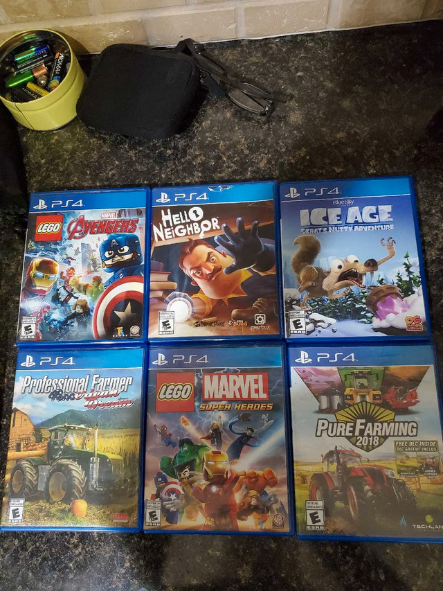 6 ps4 games in Sony Playstation 4 in Bedford