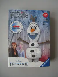 Ravensburger Frozen 2 Olaf Shaped 3D Puzzle - Brand New