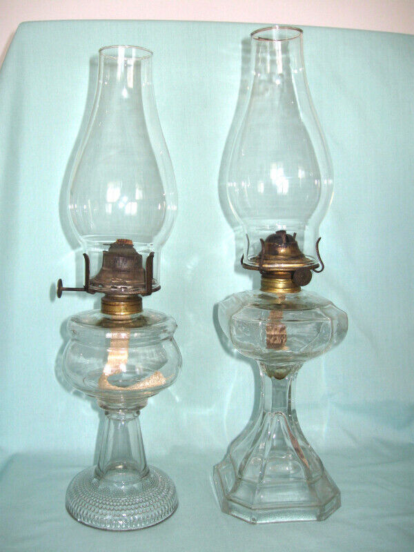 LAMPES A L HUILE/ VOTRE CHOIX//ANTIQUE OIL LAMPS // YOUR CHOICE dans Art et objets de collection  à Ouest de l’Île