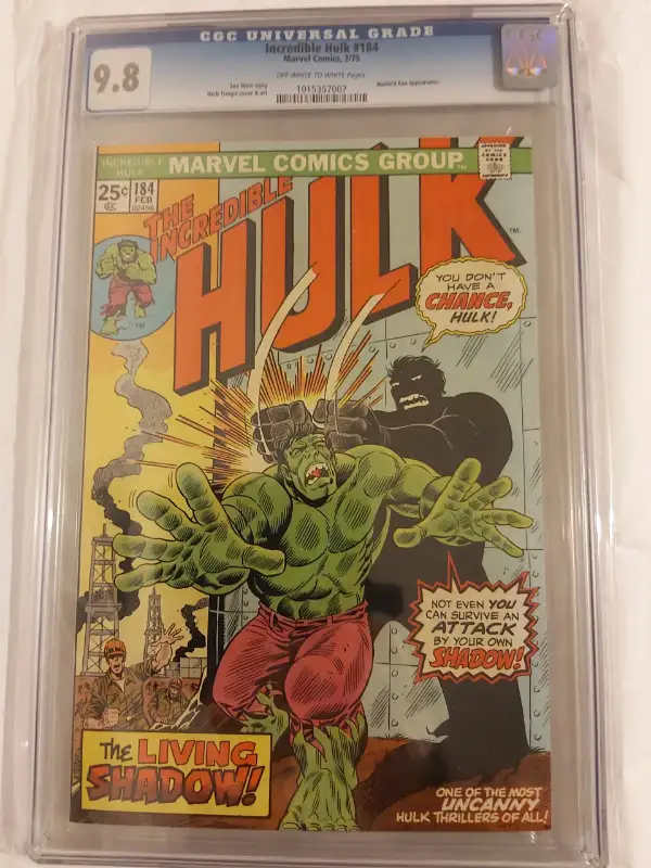 The Incredible Hulk #184 CGC 9.8 in Comics & Graphic Novels in City of Toronto - Image 2