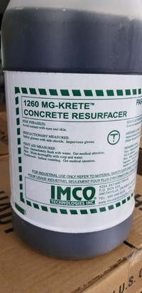 IMCO 1260 MG-KRETE Concrete Resurfacer - Part B