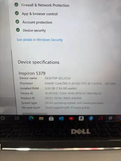 Dell Inspiron 5379, View more
