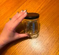 15 dozen - 250 ml short Cylinder standard glass jars with lids
