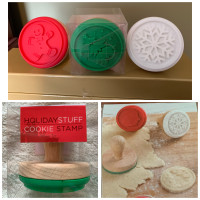 Christmas Cookie Stamps - Set of 3