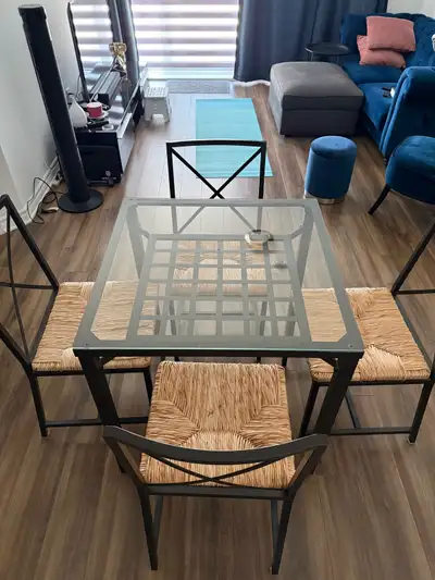 Table and chairs, View more