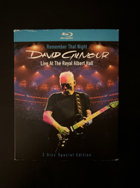 David Gilmour Live At The Royal Albert Hall Blu Ray