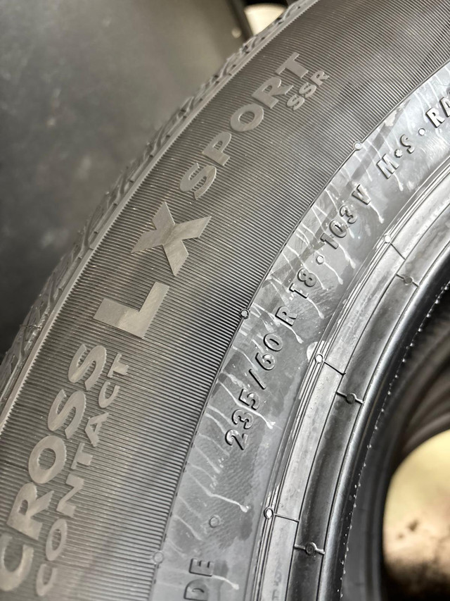 NEW 235/60/R18 Continental A/S RFT-Q5/GLC/CRV/RAV4/XC60/Odyssey in Tires & Rims in City of Toronto - Image 2