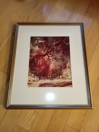 A. Amer signed and numbered print of art Fire Flow, View more