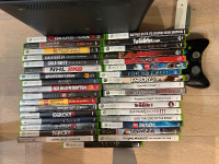 Xbox 360 + games