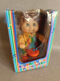 1980's DRUMMER KIDS & MAGIC WAND Marching Electric Toy Doll