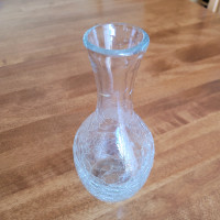 Carafe en verre craquelé / crackle glass carafe, vase