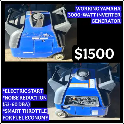 Yamaha EF3000ise inverter generator (north bford), View more