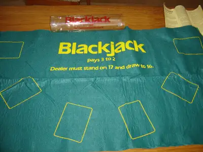 BLACKJACK TABLE FELT, View more