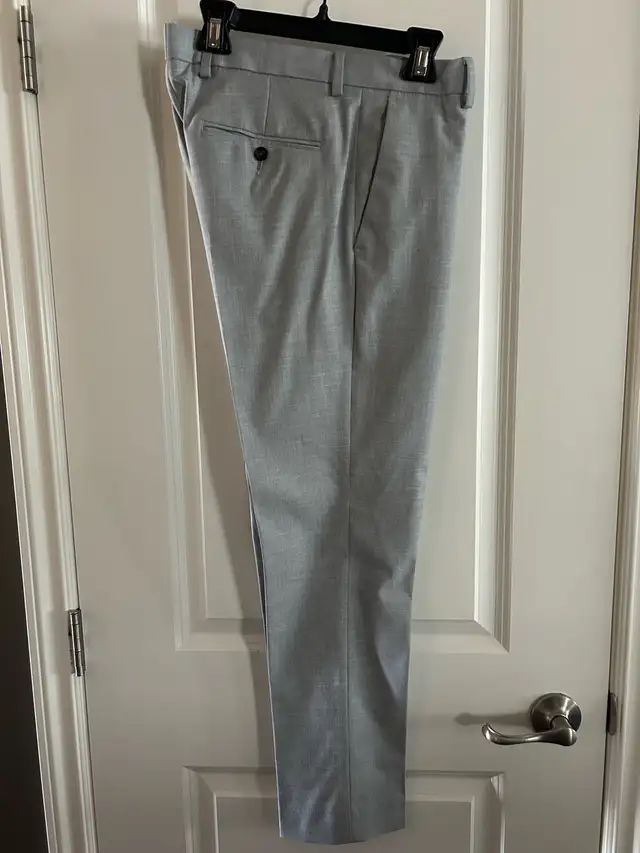Men’s Grey Suit & Dress Shirt,  Small-Med, Excellent Condition in Men's in Red Deer - Image 4