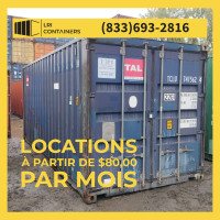 Conteneur Maritime a Louer / Shipping Container Rental