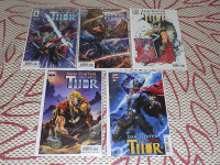 JANE FOSTER & THE MIGHTY THOR #1-5, COMPLETE SET, MARVEL COMICS