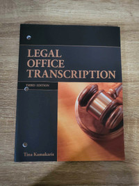 Legal Office Transcription 3rd edition