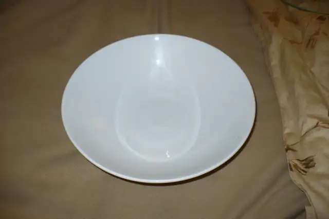 hotel collection large white bowl