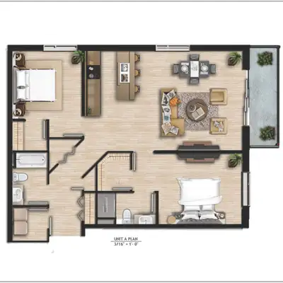 The Crossing is a safe and vibrant retirement community. Peaceful and pet-friendly, perfect for semi...