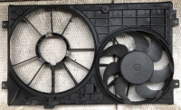 VW/Audi Radiator Fan Assembly/Shroud, 1K0121207T