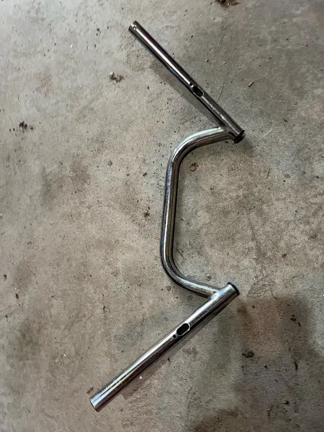 Condor Tommaselli Handlebar - Classic Chrome  in Motorcycle Parts & Accessories in Hamilton - Image 3