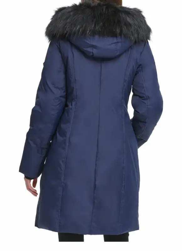 DKNY duvet manteau down parka puffer coat jacket aritzia zara in Women's - Tops & Outerwear in City of Montréal - Image 4