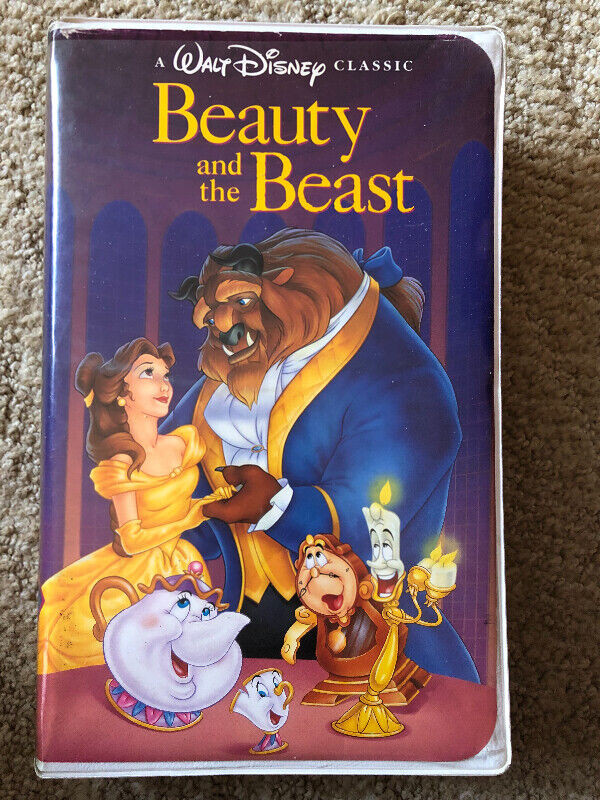 Beauty and the Beast Black Diamond VHS, used for sale  