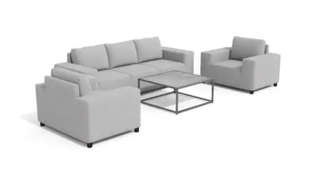 Outdoor Sofa and 2 Chairs Set62863278326659122