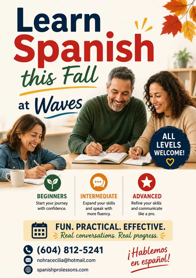 Fun Spanish Classes For the Fall!523494007086796805