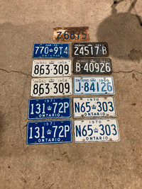 Ontario license plates
