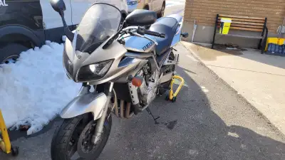 2002 FZ1. 59k. Runs great. No issues. Should pass safety. Sold as is with stands and soft luggage an...