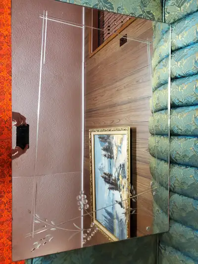 Large vintage mirror., View more