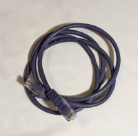 CAT6 4ft Purple Ethernet Cable