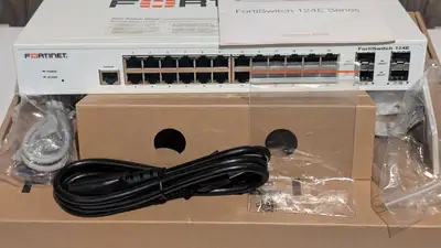 Fortinet FortiSwitch 124E (FS-124E), View more