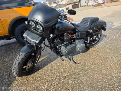 This immaculately kept 2016 Harley-Davidson Dyna Fat Bob with stage one tune is ready for its new ho...