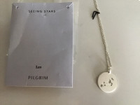 New… Pilgrim necklace with zodiac Leo sign