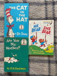 3 x Vintage Dr. Seuss Hardcover Books (Book Club Edition)