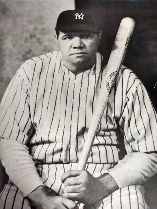 LARGE Babe Ruth framed vintage poster in Arts & Collectibles in Victoria - Image 3