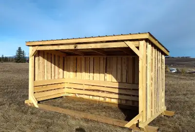 Book your Shelter NOW! - 8x15 - perfect for two horses - Built Better to last Longer! - Made with ov...