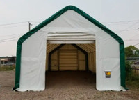 Double Truss Shelter (W30’×L60’×H22’) I Storage Equipment