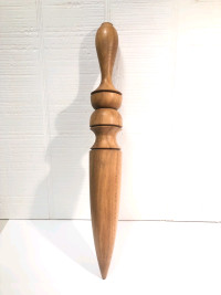 PESTLE WOODEN HAND TURNED