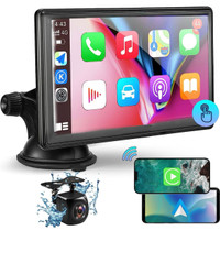 Car Play Screen (Android/Apple, 7”) With BackUp Camera