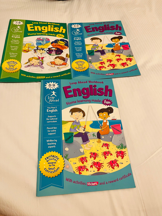 Brand new and unused Kindergarten-grade 5 Math and English books in Children & Young Adult in Mississauga / Peel Region - Image 3