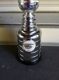 Vintage Labatt's Miniature Stanley Cup. San Jose Sharks. 