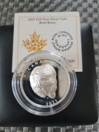 2021 $ 25.00 Fine Silver Coin
Bold Bison 
