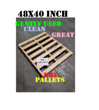 48 x 40 BLOCK stringer soft wood PALLETS skids PALLET skid