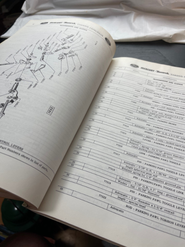 1955 MERCURY MONARCH CHASSIS PARTS  & ACCESSORIES CATALOG #M1288 in Textbooks in Edmonton - Image 4