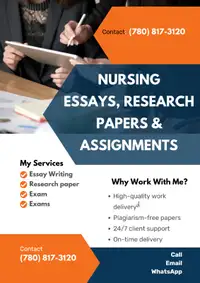 Get Help With Nursing Essays, Research Paper, Assignments & Exam