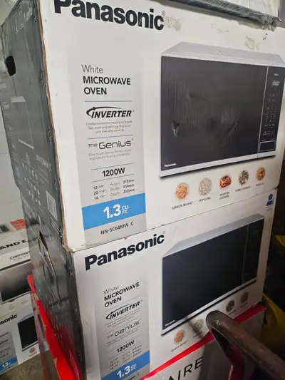 Panasonic  Mid-size 1.3 cubic ft. 1200W (White) Microwave, View more